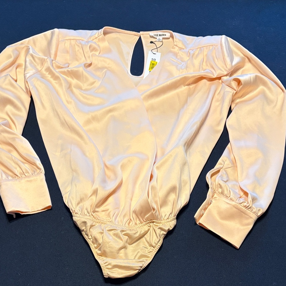 Peach Long Sleeve One Piece